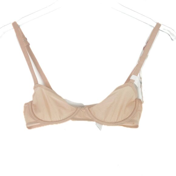 aerie Other - NWT Aerie SMOOTHEZ Mesh Unlined Balconette Bra Underwire Nude Size 32B NEW